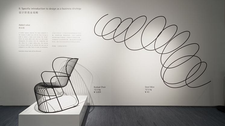 Kaskad, design Björn Dahlström. Red Dot Design Museum Xiamen