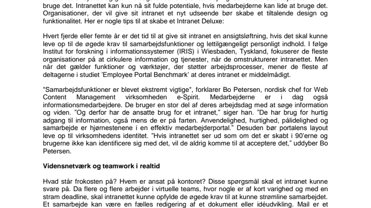 Forny intranettet og få maksimal medarbejder-accept og funktionalitet