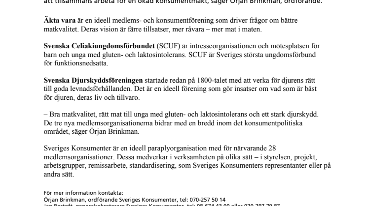 Tre nya medlemmar ökar bredden 