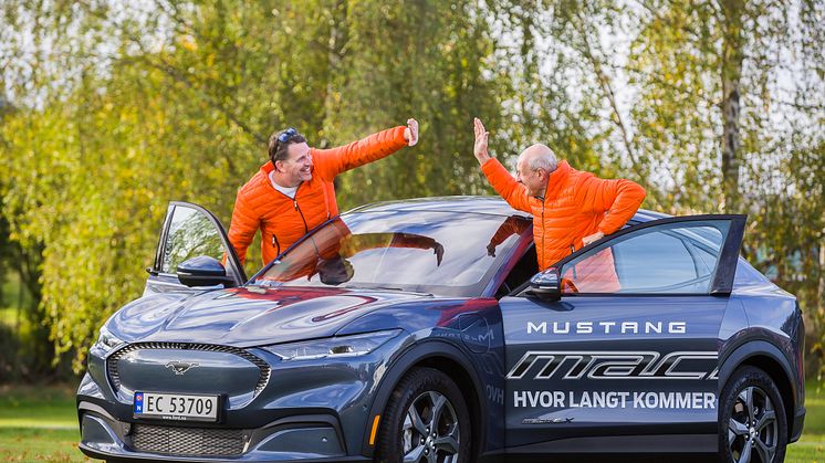 Ford Mustang Mach-E rekkeviddetest 2021 høst