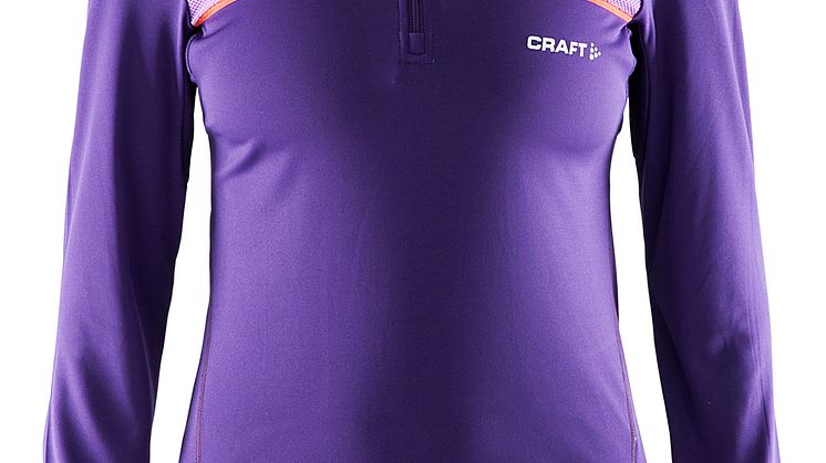 Devotion long sleeve shirt (women) i färgen dynasty/lilac/flourange