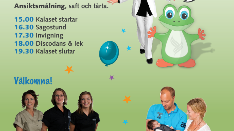 Inbjudan invigning Ekeby BVC den 1 oktober