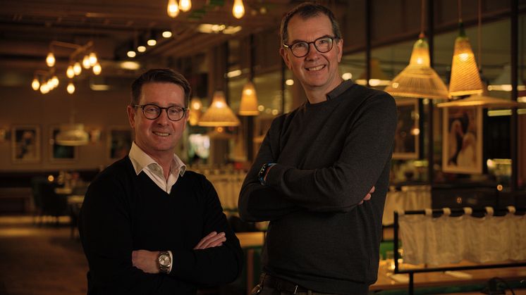 Micael Averborg, affärsenhetschef kommersiellt på Vectura & Dan Jacobson, VD på Urban Deli