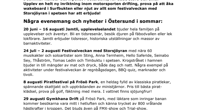 Familjesommar i Östersund