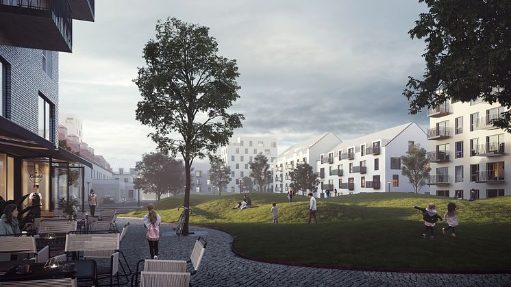 Visualisering - Östermalms Park, Kristianstad