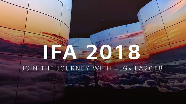 Nordic press kit: LG Electronics at IFA 2018