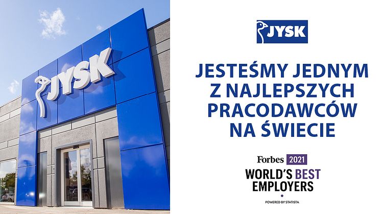 JYSK wśród najlepszych pracodawców rankingu Forbes