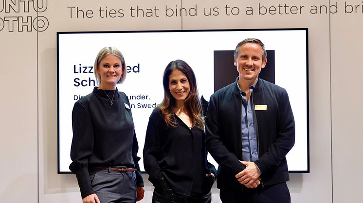 Frida Edman, mässansvarig Bokmässan, Lizzie Oved Scheja, Judisk kultur i Sverige, Oskar Ekström, programchef Bokmässan / Foto: Niklas Maupoix