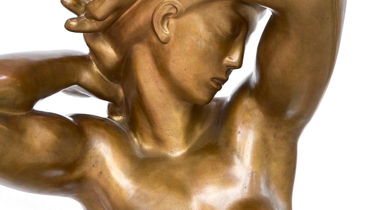 Udsnit-Kai Nielsen- "Aarhuspigen", 1921. Signeret Bronze. H. 173..jpg