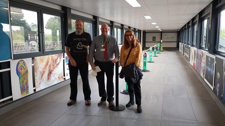 Artwork exhibition unveiled at Northampton following college link-up