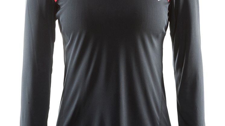 Devotion long sleeve shirt (women) i färgen black/crush