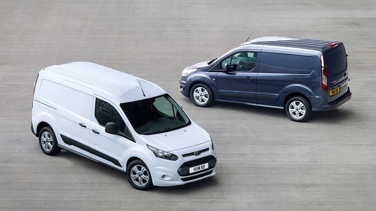 Täysin uusi Ford Transit Connect kuuluu luokkansa polttoainetaloudellisimpiin – parannusta yli 30 prosenttia nykyiseen malliin verrattuna 