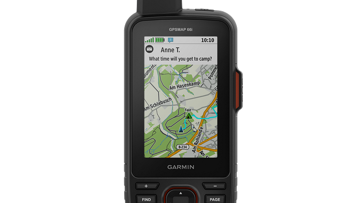 Uudessa GPSMAP® 66i:ssa yhdistyvät Garmin lippulaiva käsiGPS ja maailmanlaajuinen inReach -satelliittiviestintälaite
