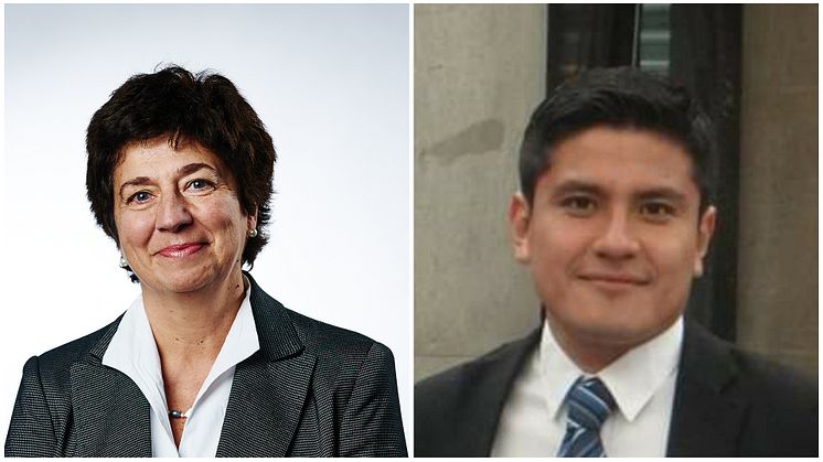 Betreuen die Delegation aus Palästina: Vizepräsidentin Prof. Dr. Dolores Sanchez Bengoa und Jorge Rojas Dominguez vom International Office