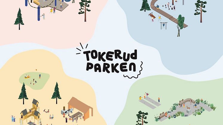 Nå skal stinettverket i Tokerudparken tegnes