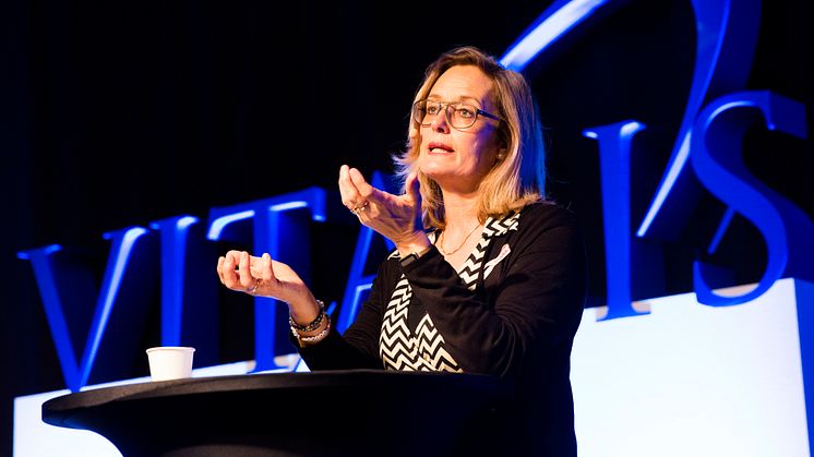 Statssekreterare Agneta Karlsson invigde Vitalis.