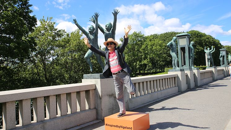 Herm en skulptur i Vigelandsparken