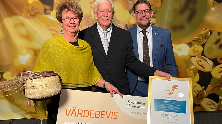 Lena och Lennart på Paddelkompaniet vann #Tillsammanspriset 2021