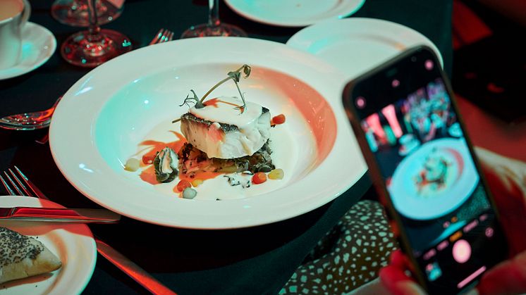 Norwegian cod main course