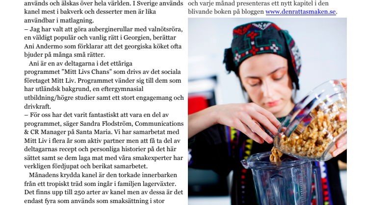 Kanel i fokus i Smaka På Världen