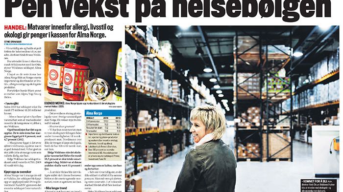 Alma tjener på helsefokuset
