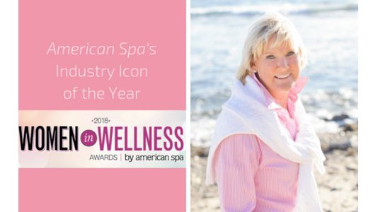 Kerstin Florian - utnämnd till Industry Icon på American Spa´s  Women in Wellness Awards 2018