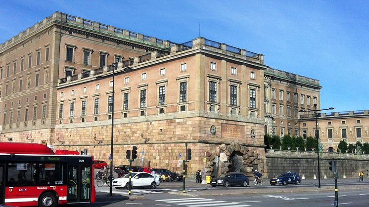 M3 Bygg AB restaurerar fasaderna på Stockholms Slott