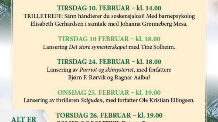 Velkommen til Cappelen Damm-huset, uke 6!
