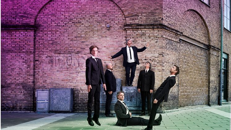 Pepperland: Per Umaerus, Per Wockatz, Benny Karlsson, Olof Bengtsson, Mikael Isacson, Stephen Sahlin. Foto: Aorta