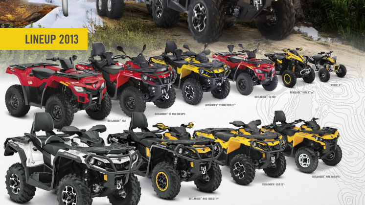 Can-Am ATV lineup MY2013
