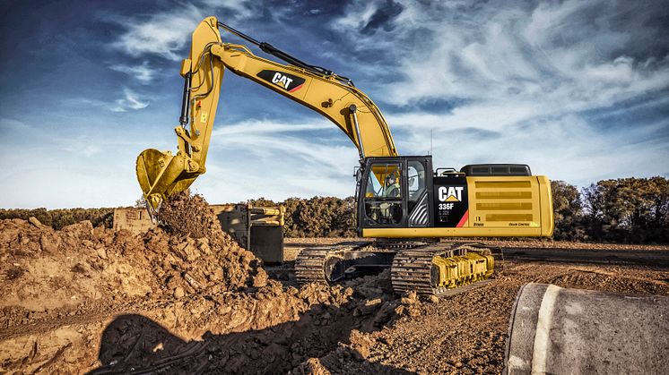 Cat 336F L XE hybridgrävmaskin - actionbild