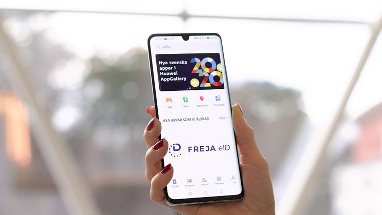 Säkerhet i fokus när Huawei AppGallery utökas med Freja eID