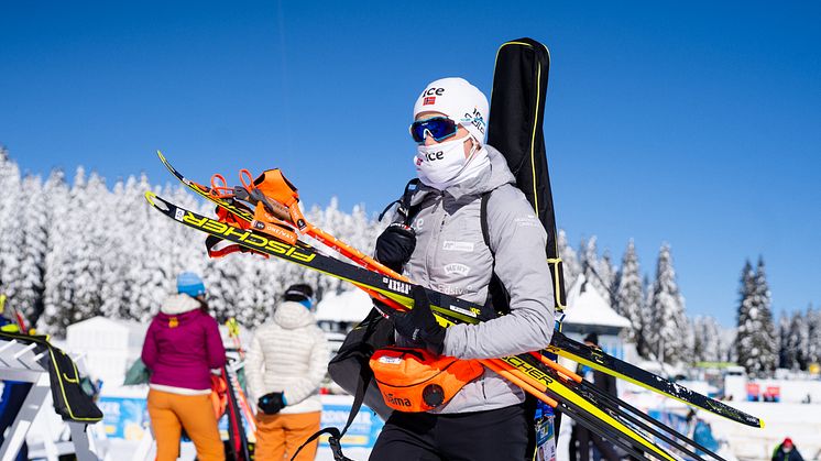REISER VIDERE: Johannes Dale er blant dem som skal videre til Nove Mesto i Tsjekkia for to nye verdenscuprunder. Foto: Christian Haukeli