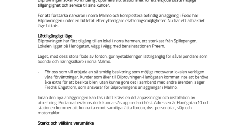 Pressinfo_Bilprovningen_nyetablering_Malmö_Hanögatan.pdf