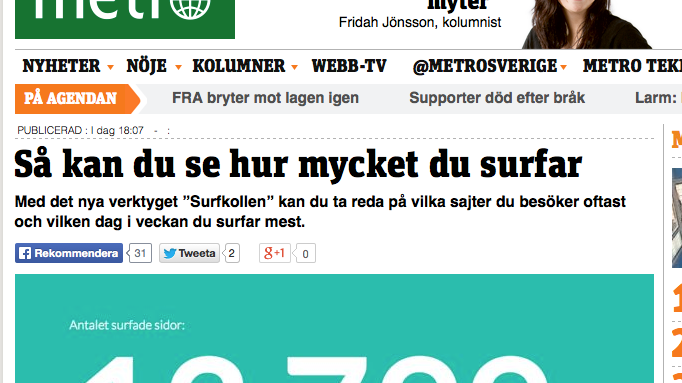 Nackademins tjänst Surfkoll.se får internationell uppmärksamhet