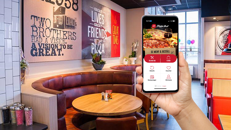  Pizza Hut Sverige lanserar ny tjänst för digitala beställningar