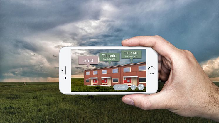 Aroseken i Västerås erbjuder nu sina kunder att uppleva nyproducerade hus på plats, långt innan de har börjat byggas med hjälp av en Augmented Reality-app som byBrick Interface skapat.