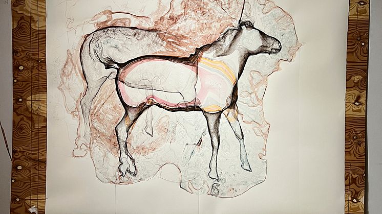 Tove Kjellmark – work in progress, drawing, 2022