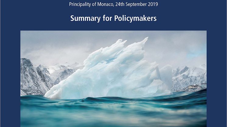 Pressinbjudan: Presentation av IPCC:s rapport The ocean and cryosphere in a changing climate