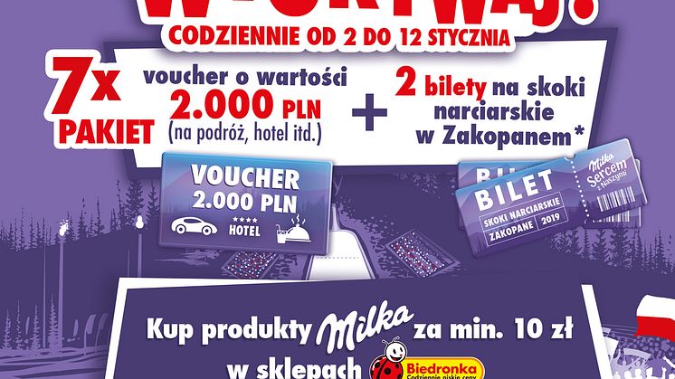 Konkurs konsumencki w ramach kampanii  „Milka. Sercem z Naszymi” 