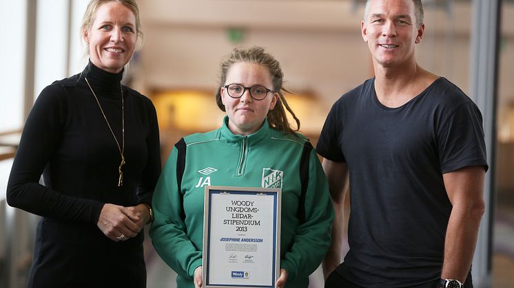 Woody Ungdomsledarstipendiat 2013, Josephine Andersson Näsvikens IK