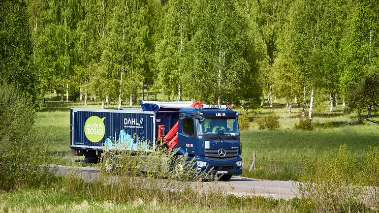 Vvs-grossisten Dahl satsar på biogas och el – ett första steg för ett fossilfritt Sverige 