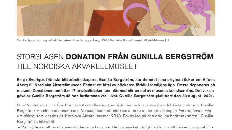 Storslagen donation från Gunilla Bergström till NAM.pdf