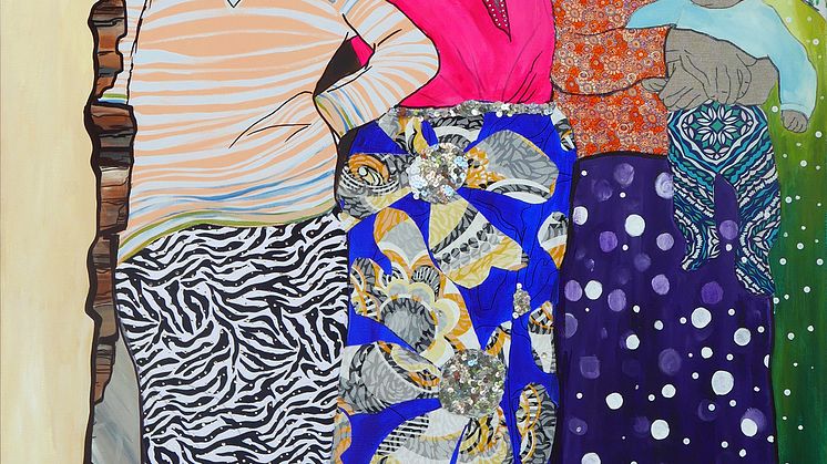 Three Graces, Małgorzata Mirga-Tas (2018). Courtesy of the artist