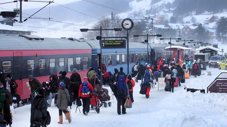 SJ ordnar skidspår mellan Stockholm och Åre