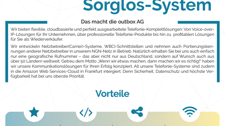 outbox AG - Firmenpräsentation