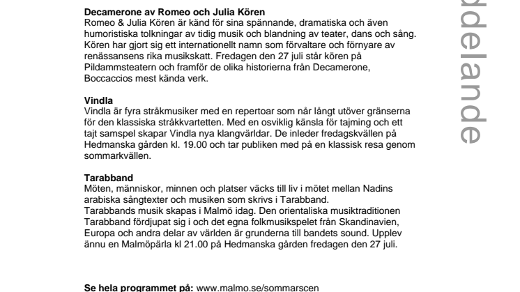 Varmblodig renässanskonsert, klassisk stråkkvartett och hänförande arabisk musik från Malmö