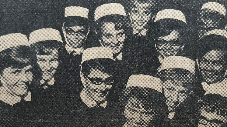 Betaniasystrar utbildade på Betaniastiftelsens sjuksköterskeskola. Foto: Arkiv