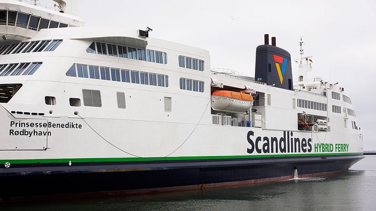 Scandlines' hybridfærge M/F Prinsesse Benedikte