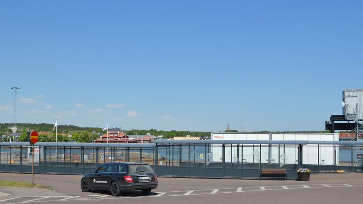 Smålandshamnar Oskarshamn - Först i Sverige med Titan LED mastbelysning